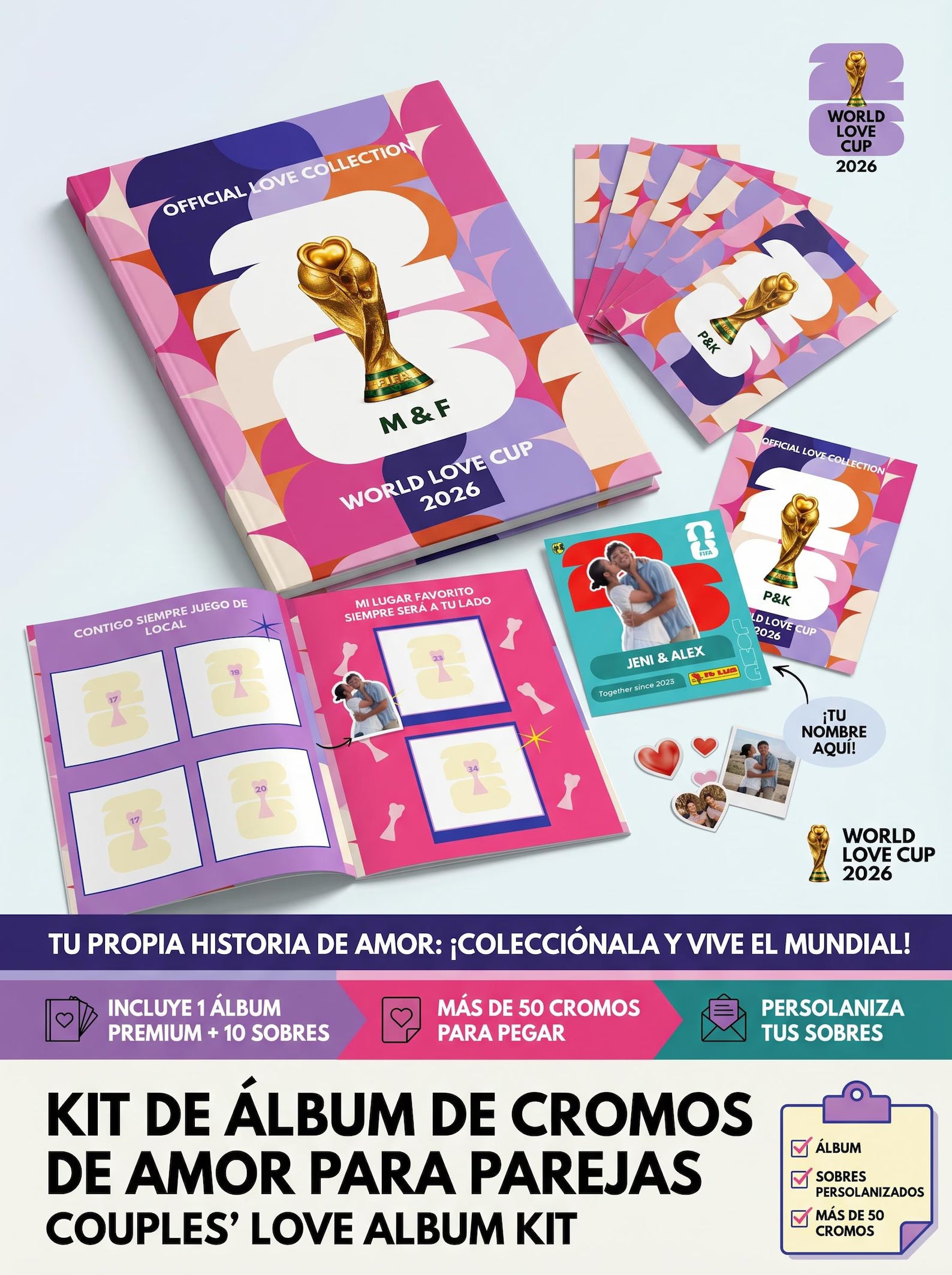 Álbum Love Edition 2026 | El Mundial con Tu Pareja