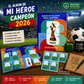 El Álbum de Mi Héroe Campeón 2026 | Regalo para Papá — Edición Premium